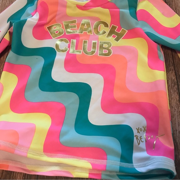 2 pc Betsey Johnson Swimsuit Size 6 - Picture 2 of 4